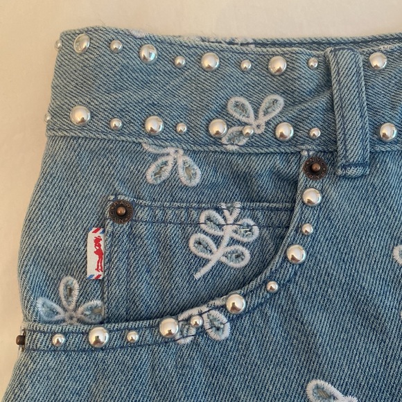 NWT Marc Jacobs Denim Mini Skirt size 30 - Picture 7 of 15